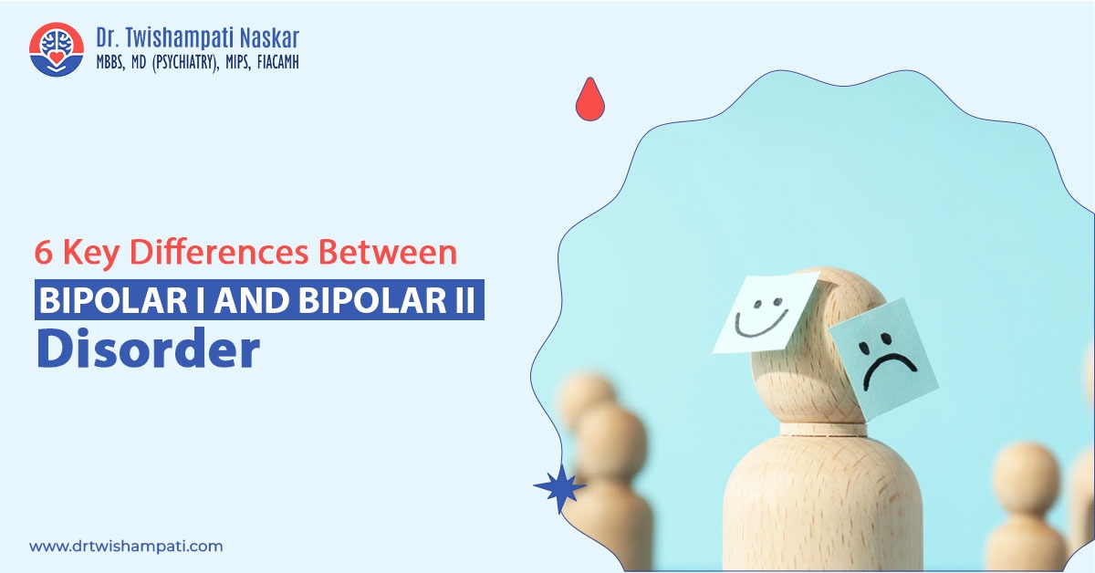 Key differences between Bipolar I and Bipolar II disorder explained by Dr. Twishampati Naskar