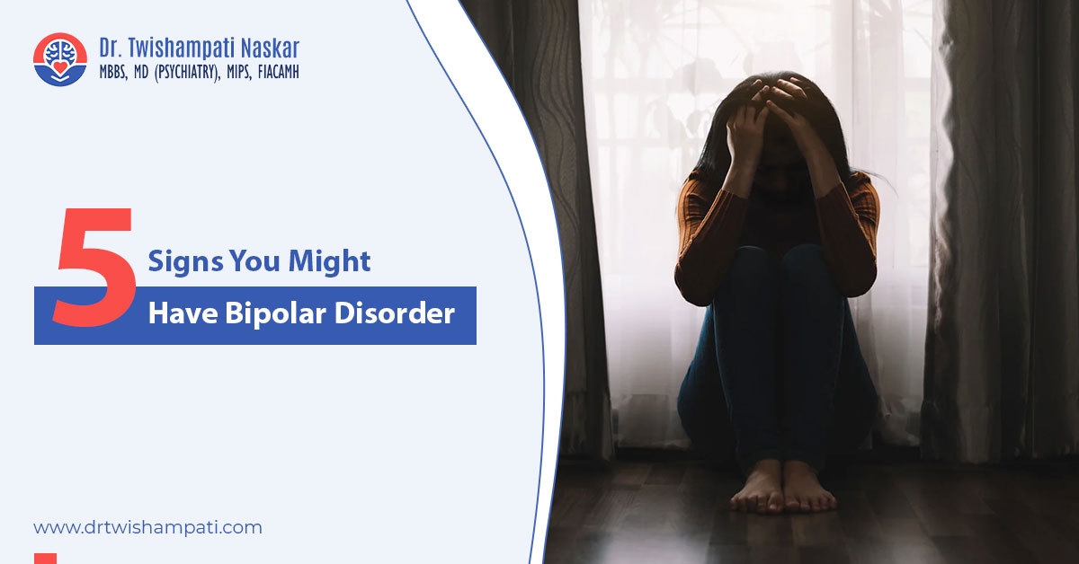 Person experiencing mood swings, 5 common signs of bipolar disorder Explained