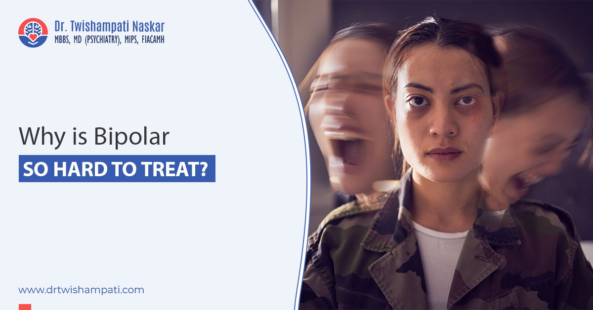 Person struggling with bipolar disorder - Dr. Twishampati Naskar